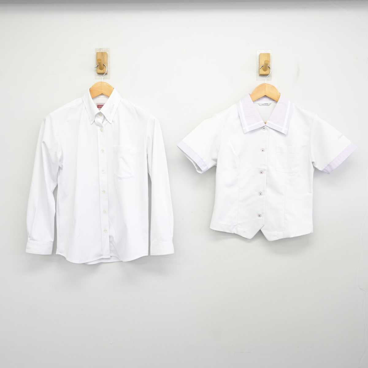 【中古】京都府 京都翔英高等学校 女子制服 2点 (シャツ・シャツ) sf075556