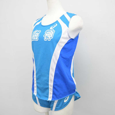 【中古】千葉県 海神中学校/陸上部ユニフォーム 女子制服 2点 (部活ユニフォーム 上・部活ユニフォーム 下) sf075560