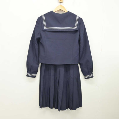 【中古】秋田県 秋田東中学校 女子制服 2点 (セーラー服・スカート) sf075566