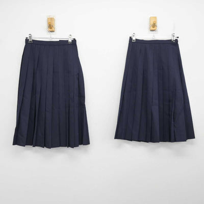 【中古】秋田県 秋田東中学校 女子制服 2点 (スカート・スカート) sf075567