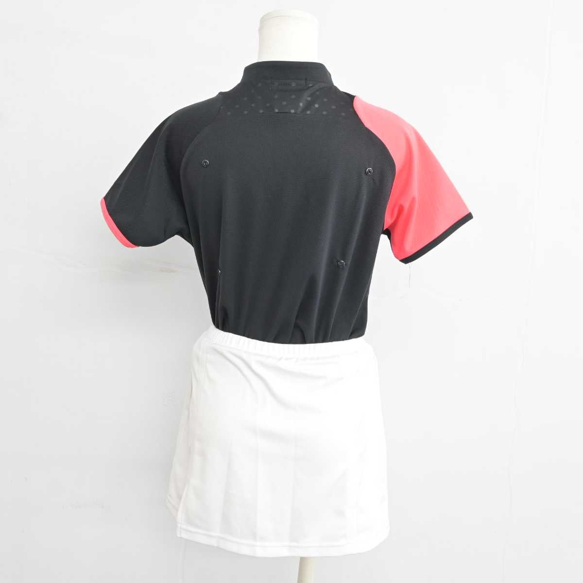 【中古】大阪府 摂津高等学校/テニス部ユニフォーム 女子制服 2点 (部活ユニフォーム 上・部活ユニフォーム 下) sf075572