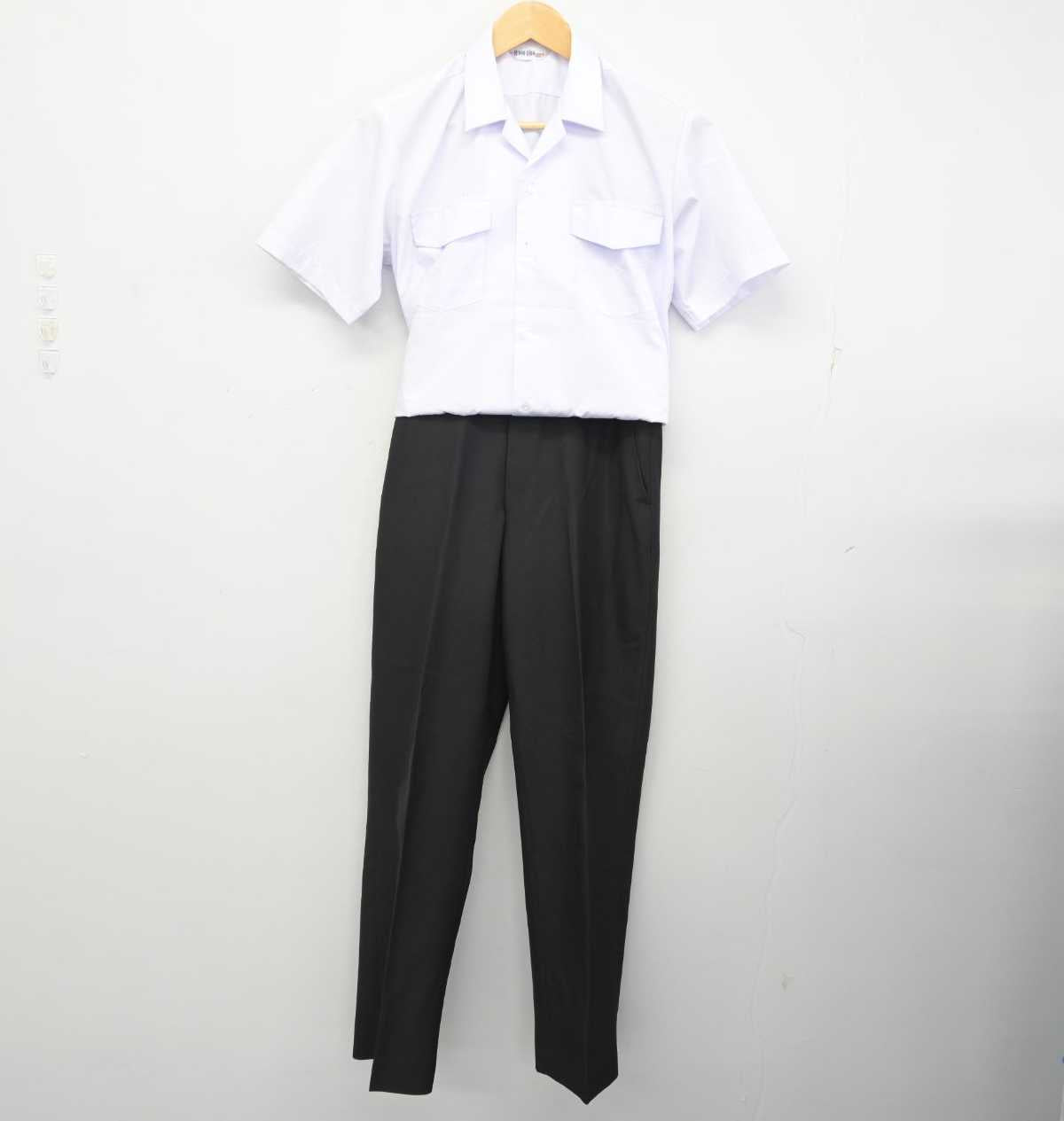 【中古】愛知県 一宮市立南部中学校 男子制服 2点 (シャツ・ズボン) sf075578