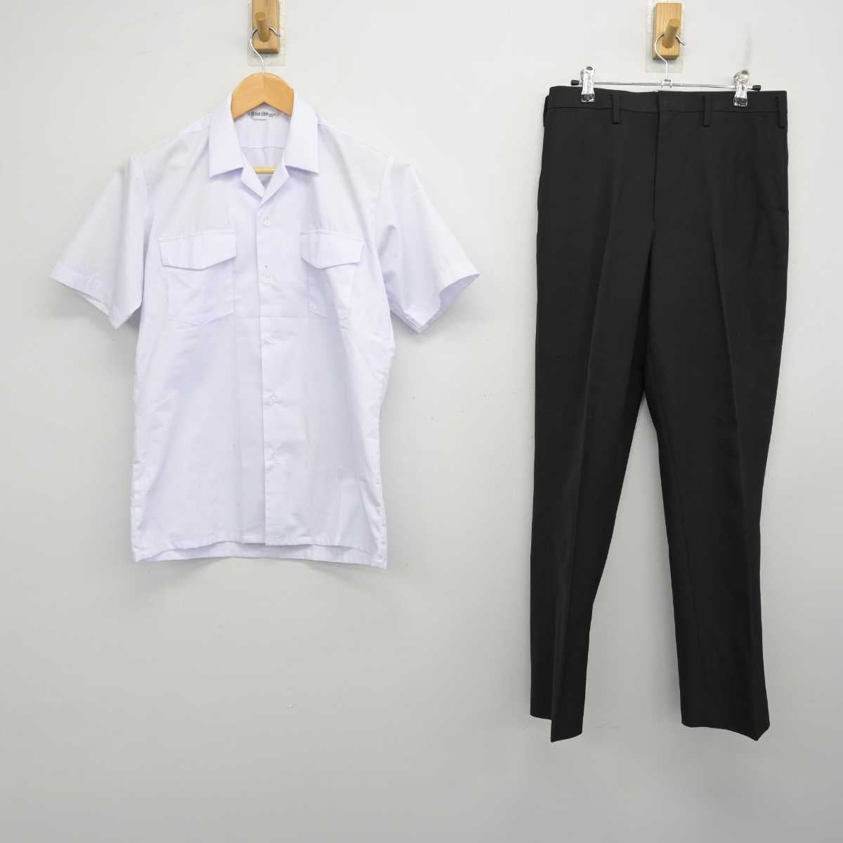 【中古】愛知県 一宮市立南部中学校 男子制服 2点 (シャツ・ズボン) sf075578