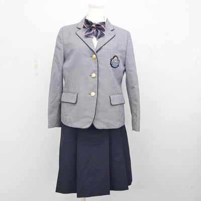 【中古】福岡県 博多学園 博多高等学校 女子制服 4点 (ブレザー・シャツ・スカート) sf075580