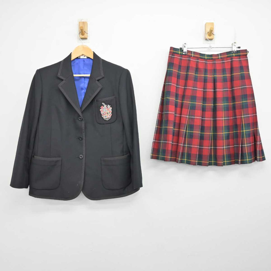 中古】鹿児島県 神村学園高等部 女子制服 2点 (ブレザー・スカート