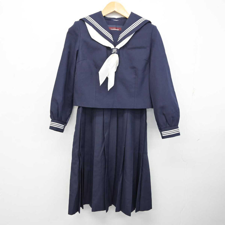 【中古】千葉県 海神中学校 女子制服 3点 (セーラー服・ジャンパースカート) sf075594 | 中古制服通販パレイド