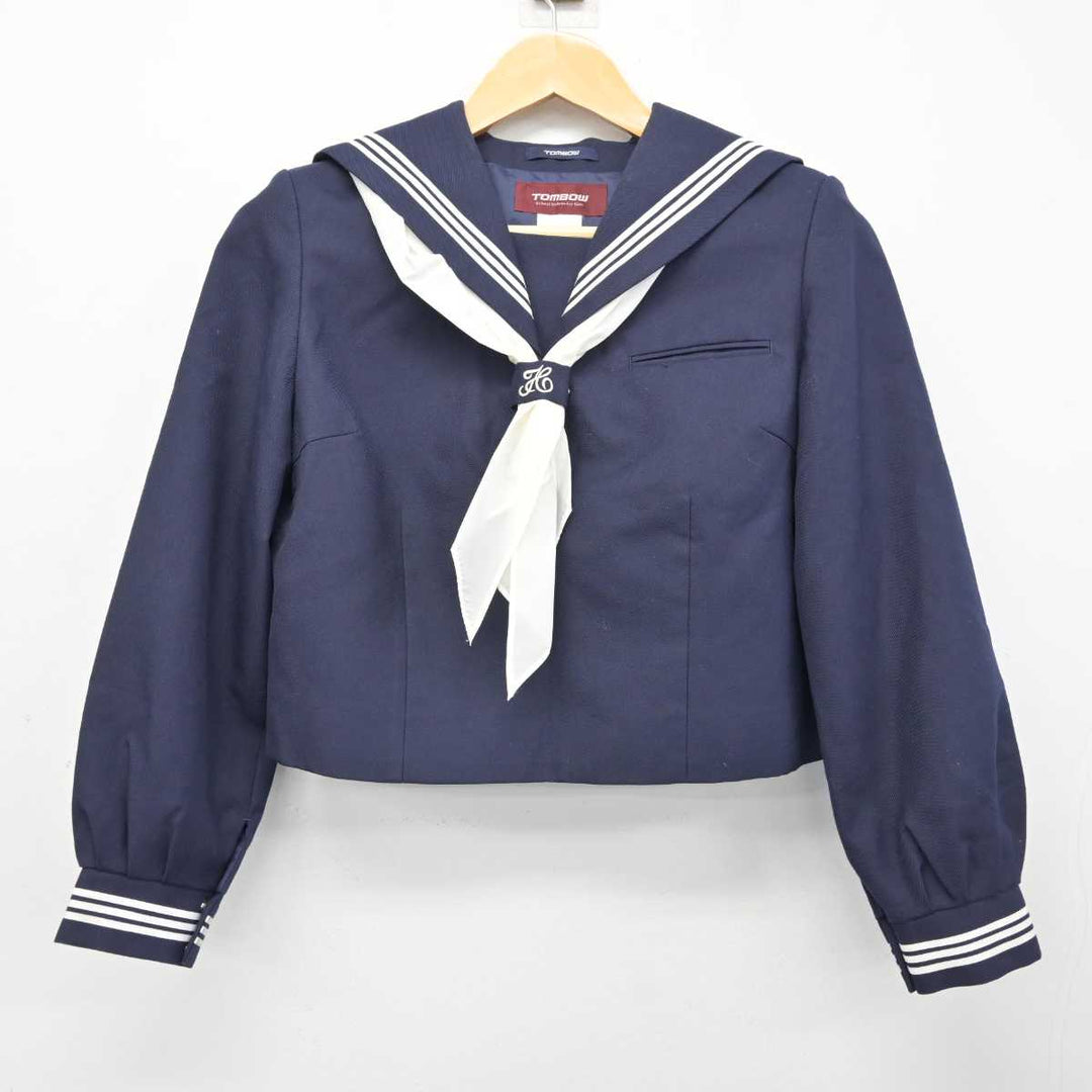 中古】千葉県 海神中学校 女子制服 3点 (セーラー服・ジャンパースカート) sf075594 | 中古制服通販パレイド