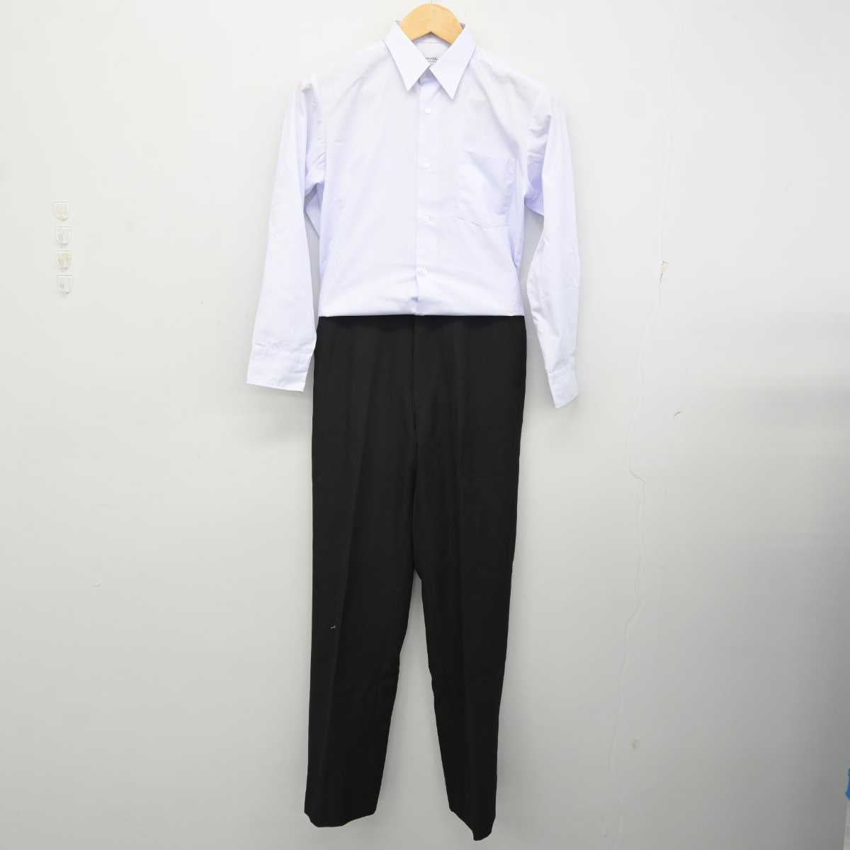 【中古】千葉県 海神中学校 男子制服 2点 (シャツ・ズボン) sf075595