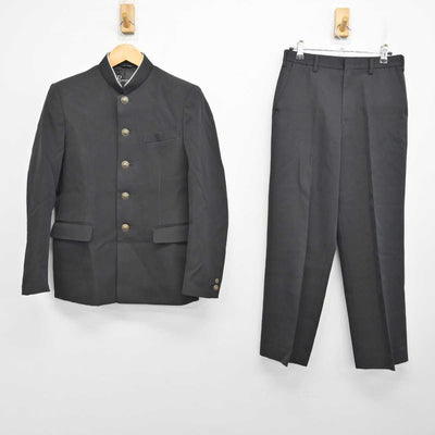 【中古】熊本県 西原中学校 男子制服 2点 (学ラン・ズボン) sf075603