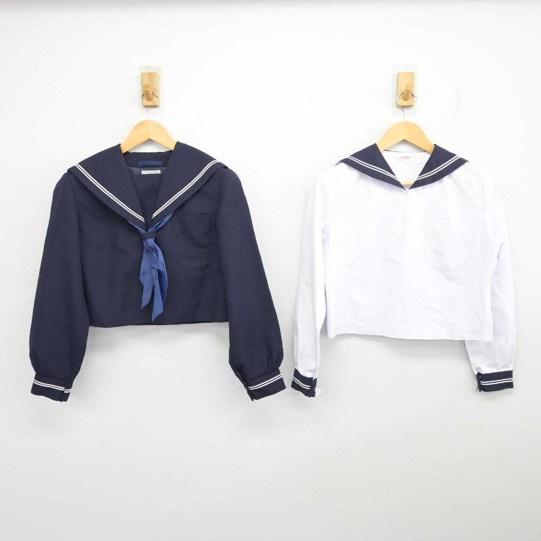 【中古】広島県 松永高等学校 女子制服 3点 (セーラー服・セーラー服) sf075742