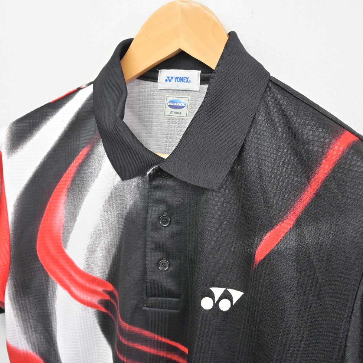 【中古】広島県 尾道北高等学校/テニス部ユニフォーム 男子制服 1点 (部活ユニフォーム 上) sf075751