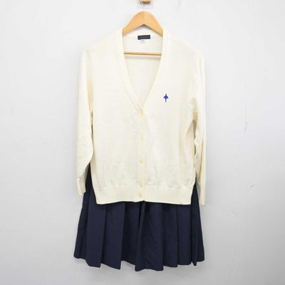 【中古】愛知県 光ヶ丘女子高等学校 女子制服 2点 (ニット・スカート) sf075759