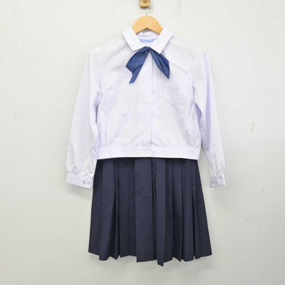 【中古】大阪府 大浜中学校 女子制服 4点 (シャツ・スカート) sf075784