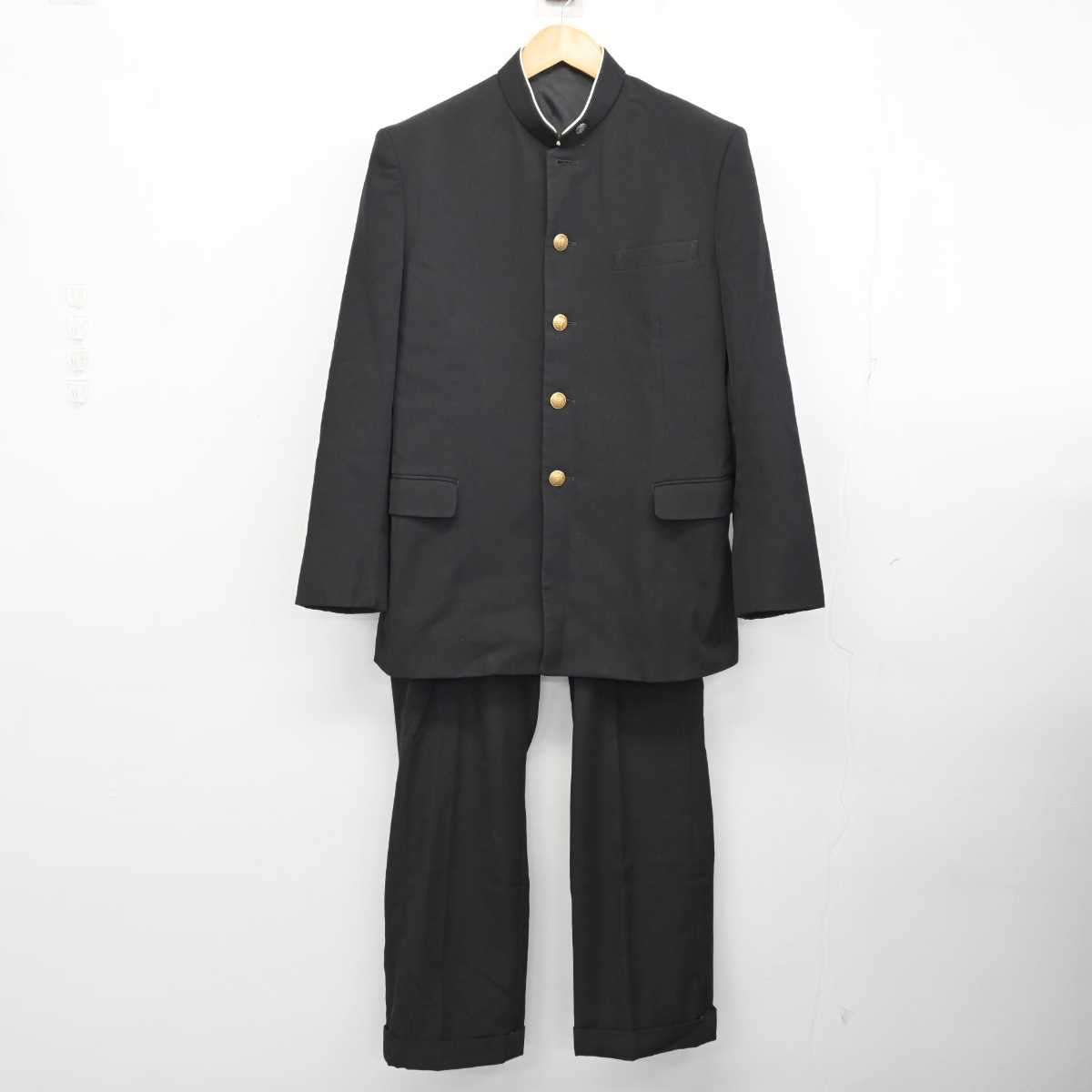 【中古】神奈川県 大和高等学校 男子制服 3点 (学ラン・ズボン) sf075799