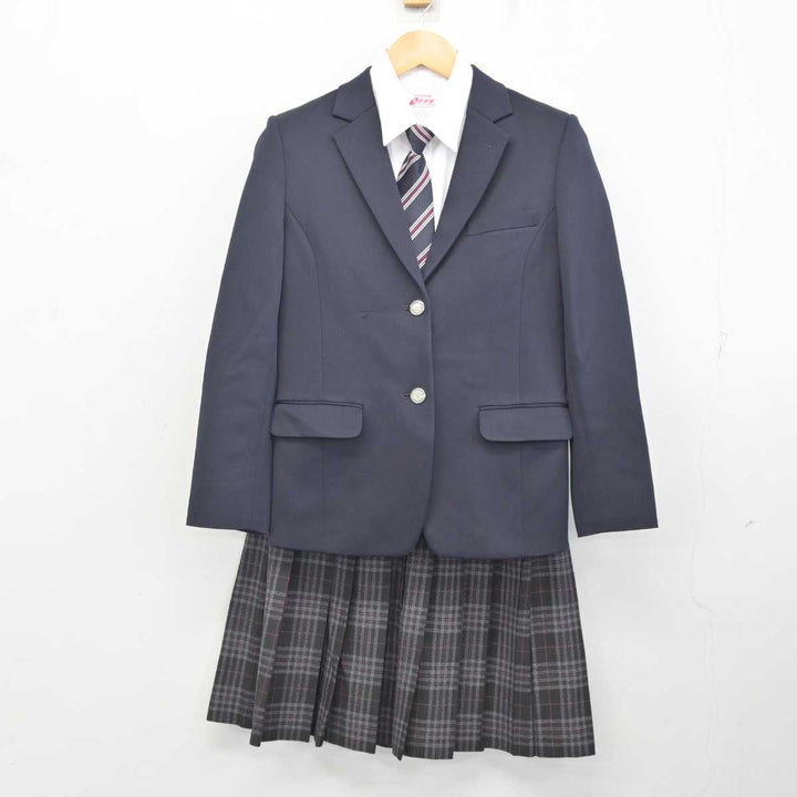 【中古】北海道 北海道札幌平岡高等学校 女子制服 4点 (ブレザー・シャツ・スカート) sf075801