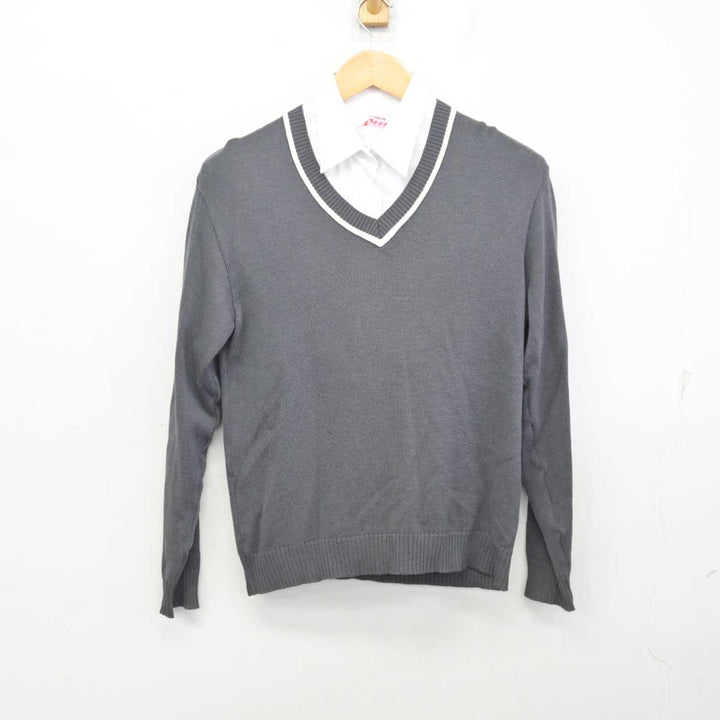 中古】北海道 北海道札幌平岡高等学校 女子制服 2点 (ニット 中古】北海道 北海道札幌平岡高等学校 女子制服 2点 (ニット