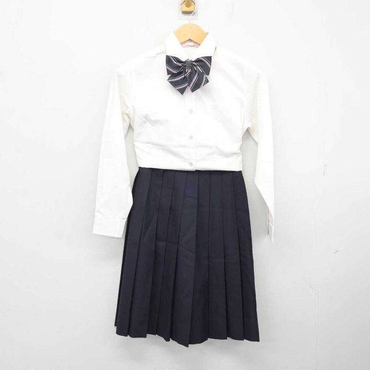 中古】埼玉県 大妻嵐山高等学校 女子制服 5点 (ブレザー・シャツ