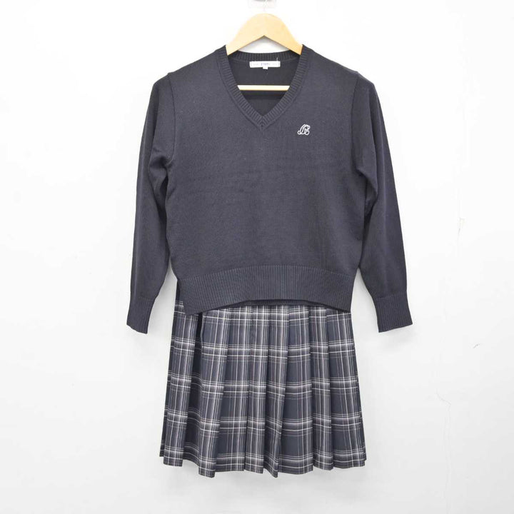 中古】埼玉県 大妻嵐山高等学校 女子制服 2点 (ニット・スカート) sf075809 | 中古制服通販パレイド