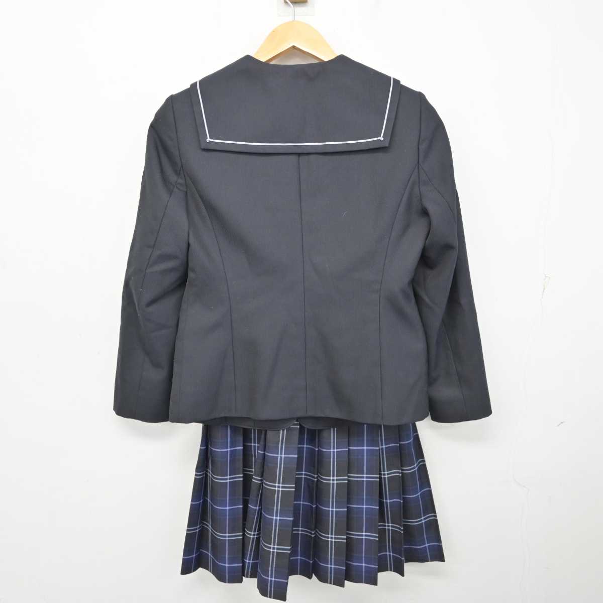 【中古】千葉県 東葛飾中学校・高等学校 女子制服 2点 (ブレザー・スカート) sf075828