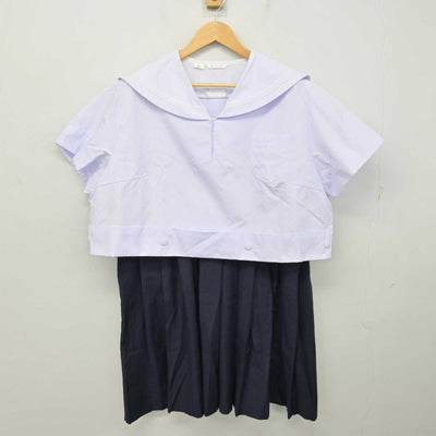 【中古】大阪府 樟蔭中学校・高等学校 女子制服 2点 (セーラー服・スカート) sf075837