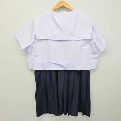 【中古】大阪府 樟蔭中学校・高等学校 女子制服 2点 (セーラー服・スカート) sf075837