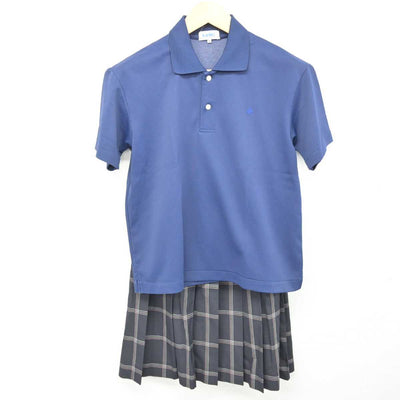 【中古】神奈川県 生蘭高等専修学校 女子制服 3点 (シャツ・スカート) sf075840