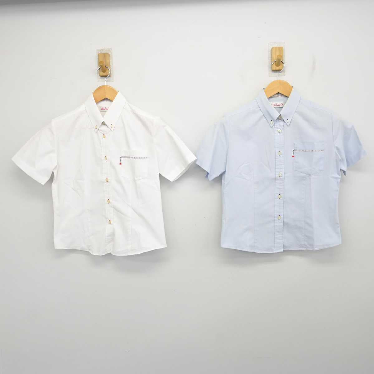 【中古】神奈川県 光明学園相模原高等学校 女子制服 2点 (シャツ) sf075851