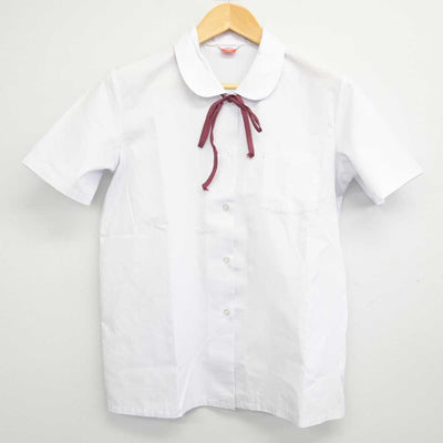 【中古】岡山県 桜が丘中学校 女子制服 3点 (シャツ・スカート) sf075861