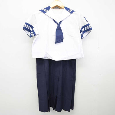 【中古】山梨県 山梨英和高等学校 女子制服 3点 (セーラー服・スカート) sf075866