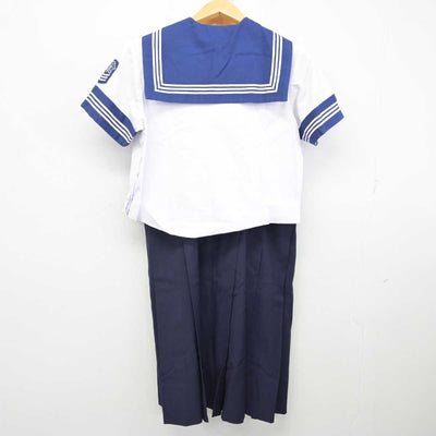 【中古】山梨県 山梨英和高等学校 女子制服 3点 (セーラー服・スカート) sf075866