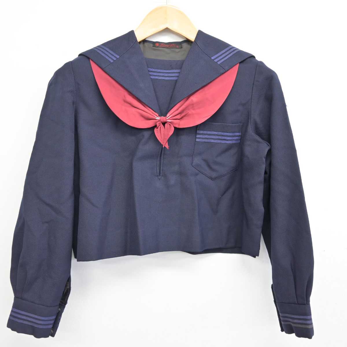 【中古】山梨県 山梨英和高等学校 女子制服 3点 (セーラー服・セーラー服) sf075867