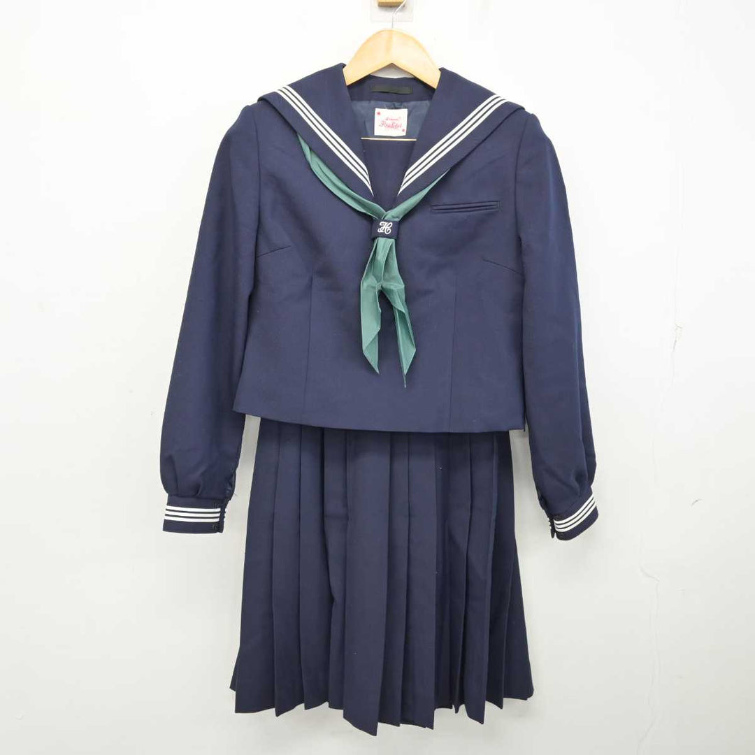 中古】千葉県 松戸市立第五中学校 女子制服 3点 (セーラー服・スカート) sf075904 | 中古制服通販パレイド