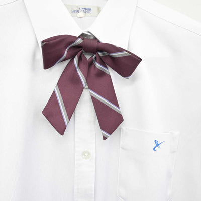 【中古】埼玉県 山村学園高等学校 女子制服 4点 (ニット・シャツ・スカート) sf075916