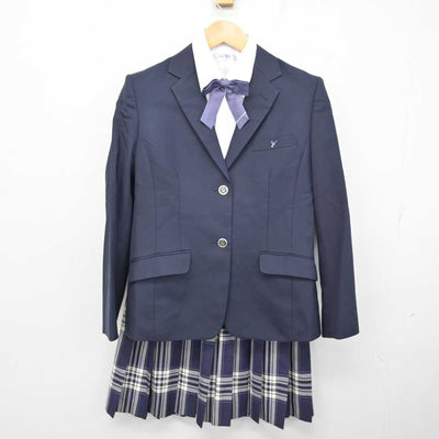 【中古】埼玉県 山村学園高等学校 女子制服 4点 (ブレザー・シャツ・スカート) sf075919