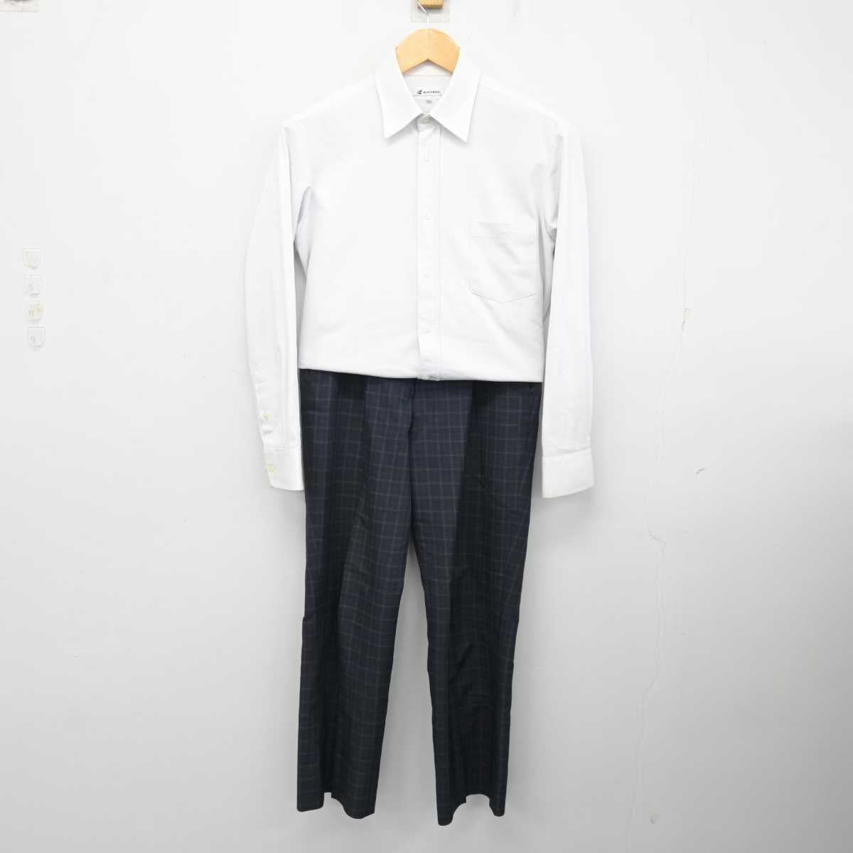 【中古】岡山県 倉敷市立東陽中学校 男子制服 2点 (シャツ・ズボン) sf075931