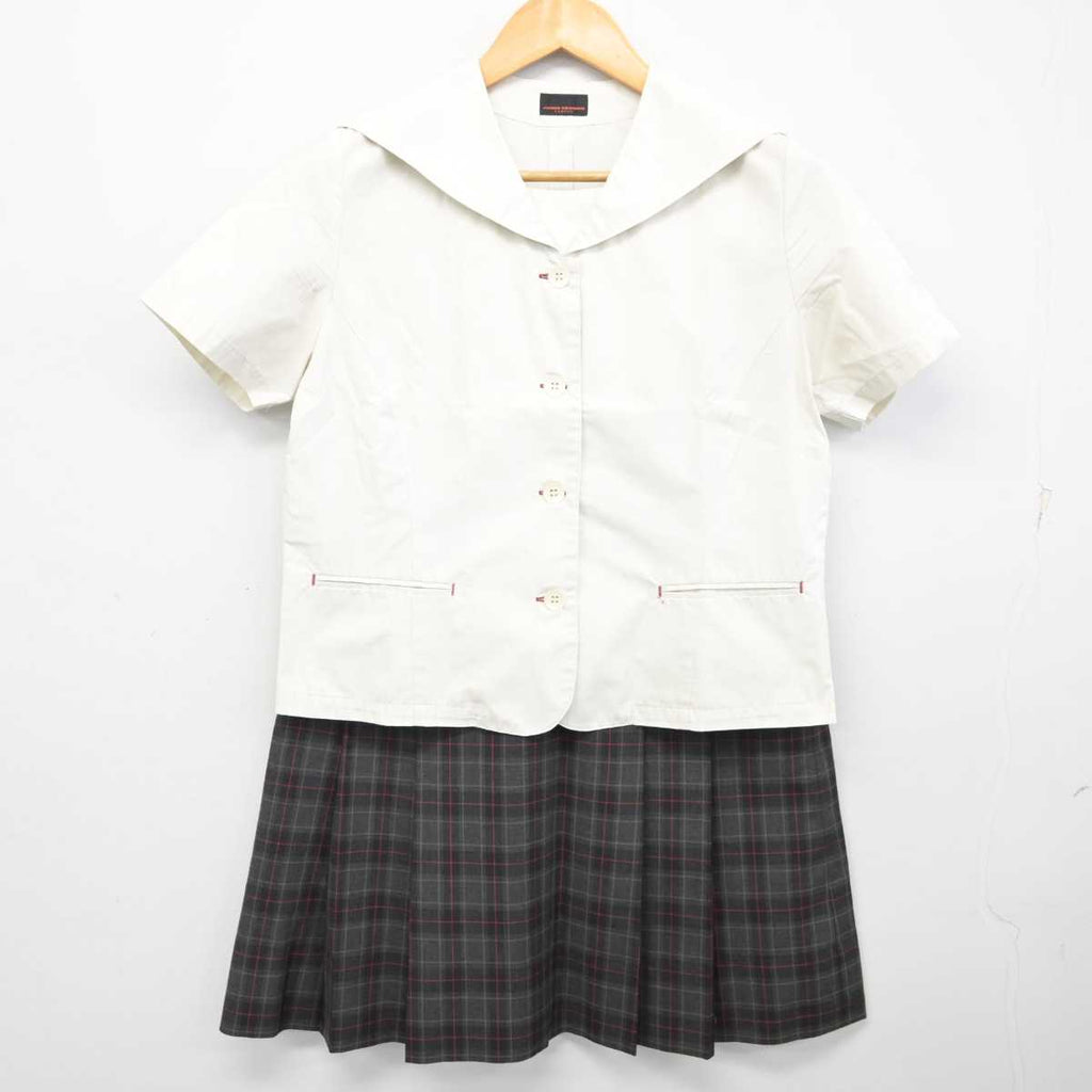 【中古】東京都 安田学園中学校/旧制服 女子制服 2点 (セーラー服・スカート) sf075944