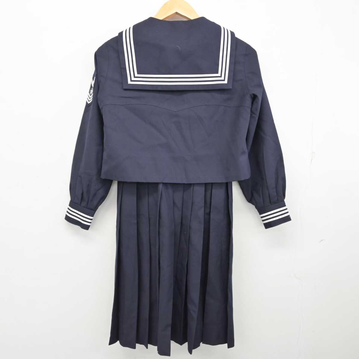 【中古】東京都 共立女子中学校 女子制服 4点 (セーラー服・スカート) sf075979