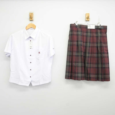 【中古】広島県 広陵高等学校 女子制服 3点 (シャツ・スカート) sf075988