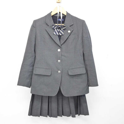 【中古】千葉県 銚子市立銚子高等学校 女子制服 5点 (ブレザー・ニット・スカート) sf076000