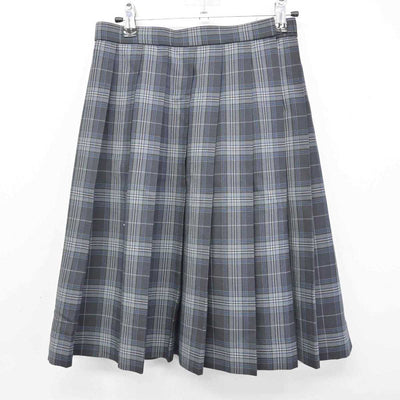 【中古】千葉県 銚子市立銚子高等学校 女子制服 2点 (ニットベスト・スカート) sf076001