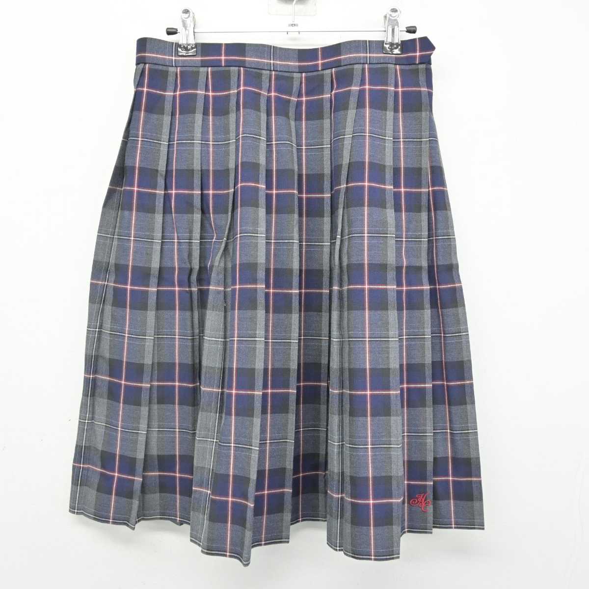 【中古】福岡県 東筑紫学園高等学校 女子制服 4点 (シャツ・スカート) sf076013