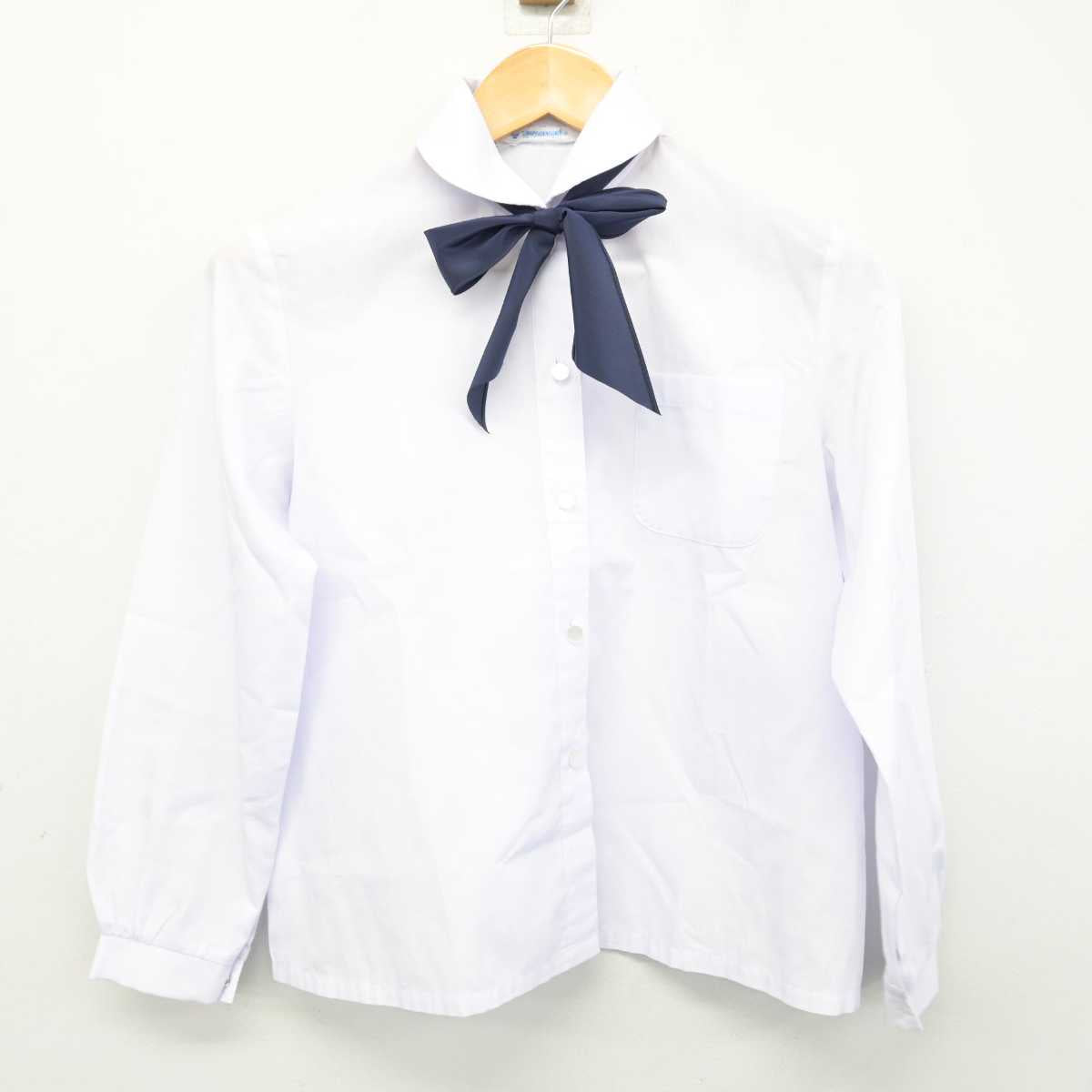 【中古】愛知県 椙山女学園中学校・高等学校 女子制服 3点 (シャツ・スカート) sf076022