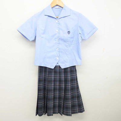 【中古】愛知県 桜丘高等学校 女子制服 2点 (シャツ・スカート) sf076075