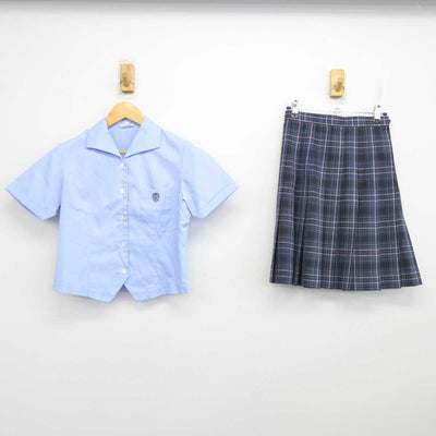 【中古】愛知県 桜丘高等学校 女子制服 2点 (シャツ・スカート) sf076075