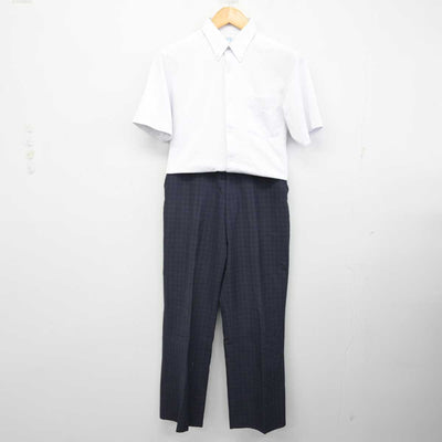 【中古】福岡県 福岡市内中学標準服 男子制服 2点 (シャツ・ズボン) sf076086