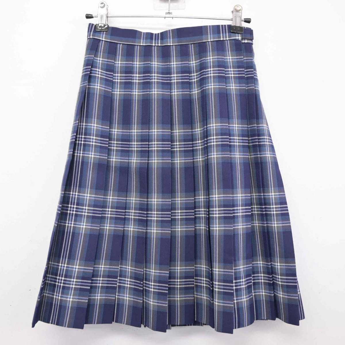 【中古】愛媛県 今治東中等教育学校 女子制服 4点 (ブレザー・シャツ・スカート) sf076087