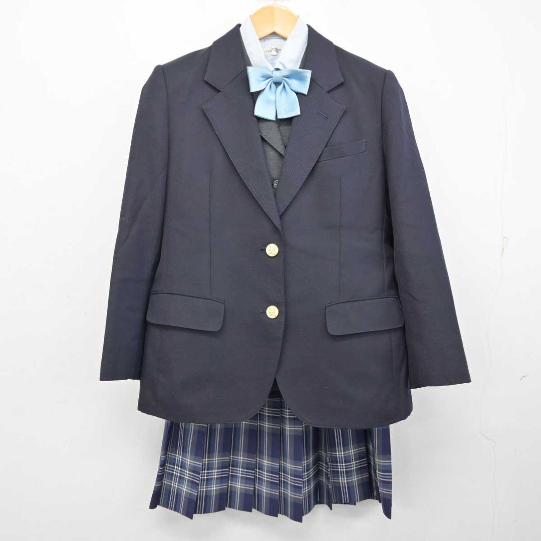 中古】愛媛県 今治東中等教育学校 女子制服 5点 (ブレザー・ベスト・シャツ・スカート) sf076089 | 中古制服通販パレイド