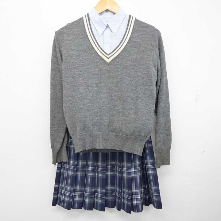 中古】愛媛県 今治東中等教育学校 女子制服 4点 (ブレザー・ニット・シャツ・スカート) sf076090 | 中古制服通販パレイド