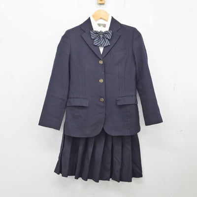 【中古】静岡県 常葉大学附属菊川中学校・高等学校 女子制服 4点 (ブレザー・シャツ・スカート) sf076140