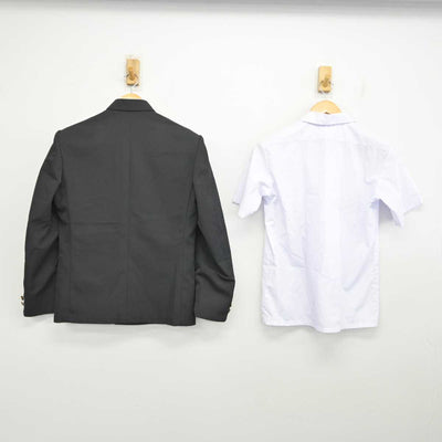 【中古】静岡県 岳洋中学校 男子制服 2点 (学ラン・シャツ) sf076145